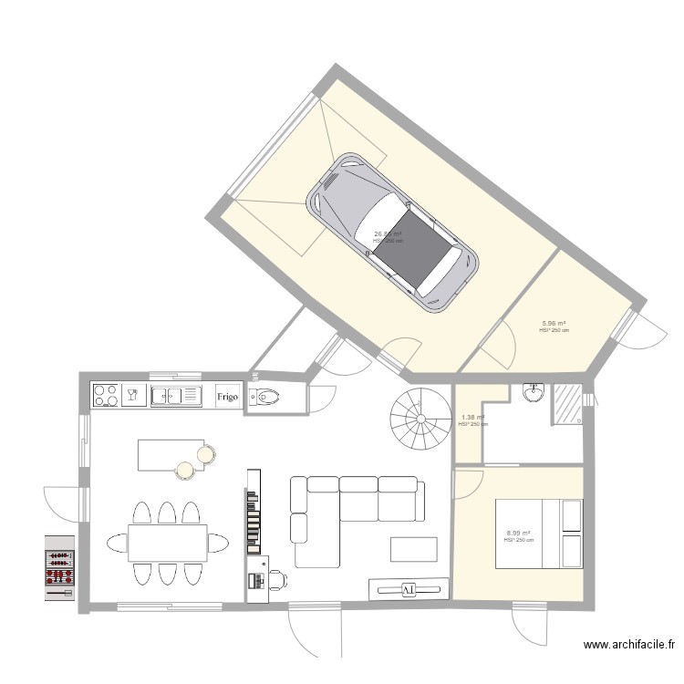 maison 3. Plan de 0 pièce et 0 m2