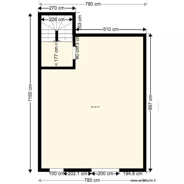  LOT A PLANCHER HT de 1er etage 19052019. Plan de 