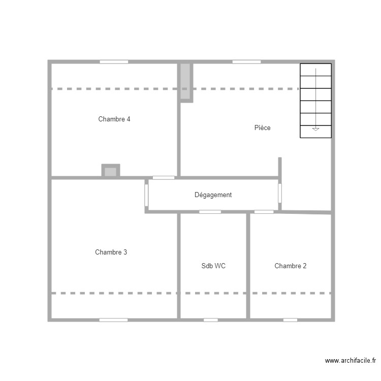 ETAGE BASTOS. Plan de 0 pièce et 0 m2