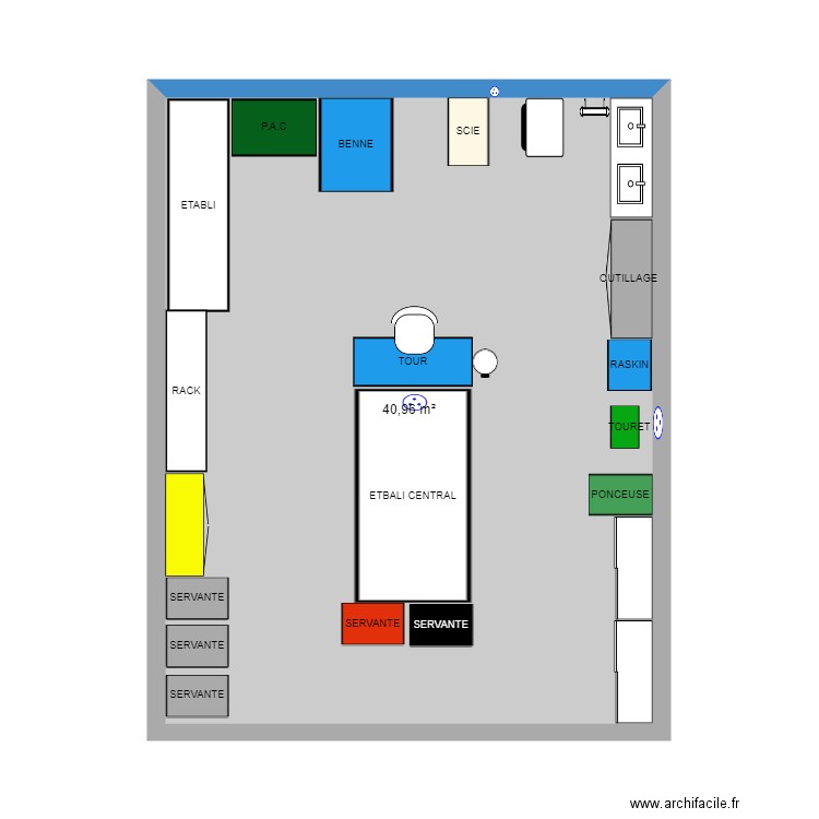 ATELIER. Plan de 0 pièce et 0 m2