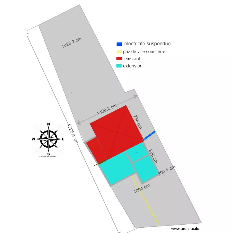 plan de masse. Plan de 