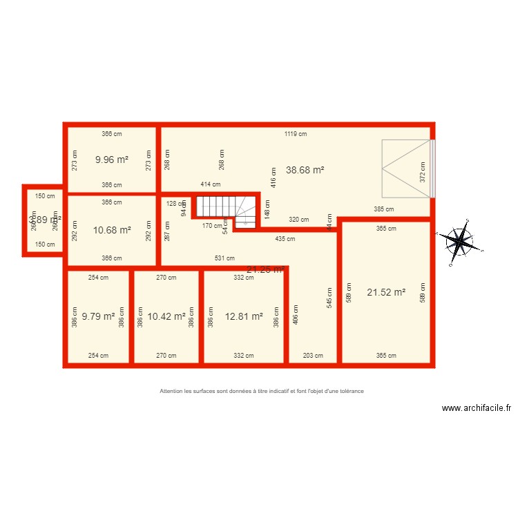 BI 5572 Sous sol côté. Plan de 0 pièce et 0 m2