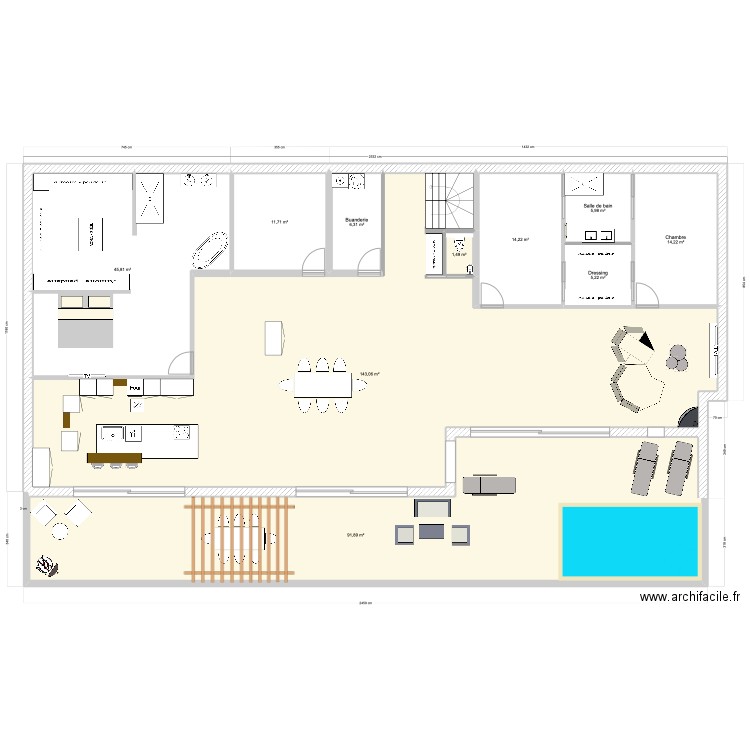 ROOFTOP 2. Plan de 10 pièces et 340 m2