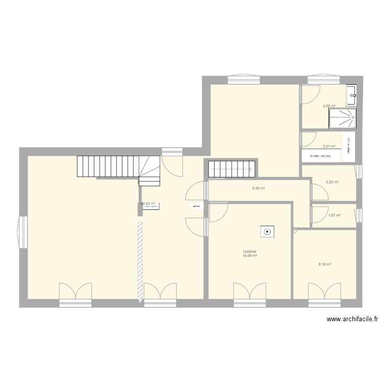 prades 2 rdc. Plan de 0 pièce et 0 m2