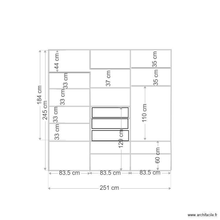 placard reuilly enfant interieur. Plan de 0 pièce et 0 m2