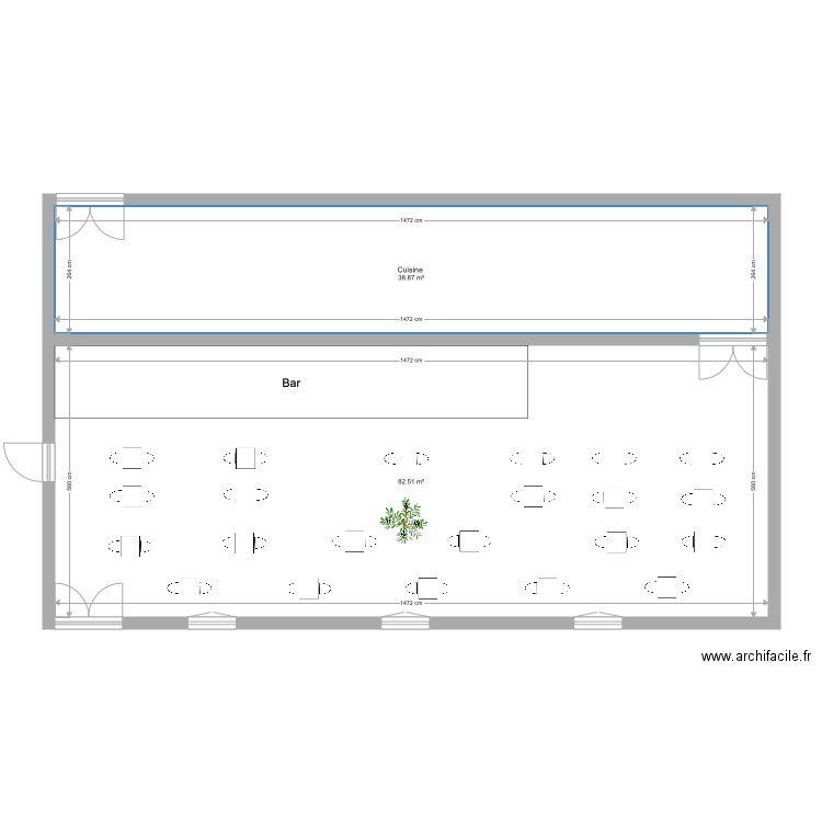 Plan Resto . Plan de 0 pièce et 0 m2