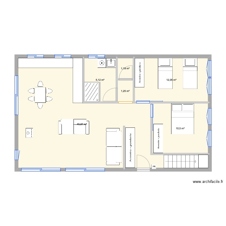 leran rdc. Plan de 0 pièce et 0 m2