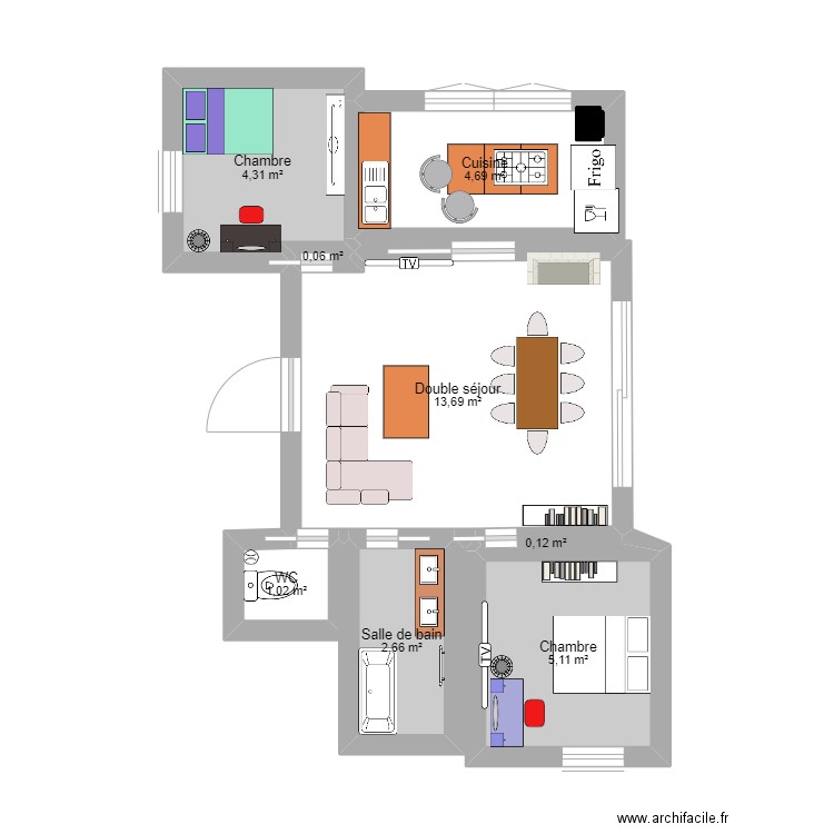 tache final maison espagnol ...... FINI. Plan de 0 pièce et 0 m2