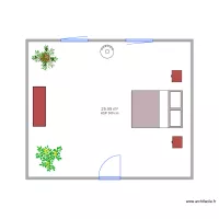 Plan chambre h&ocirc;te