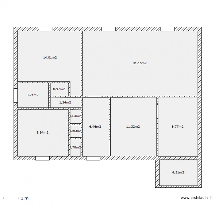 vulaines. Plan de 0 pièce et 0 m2