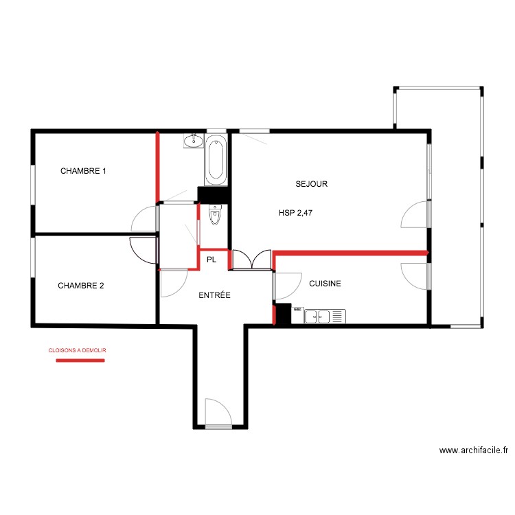 APPARTEMENT METZ SCHMITT. Plan de 0 pièce et 0 m2