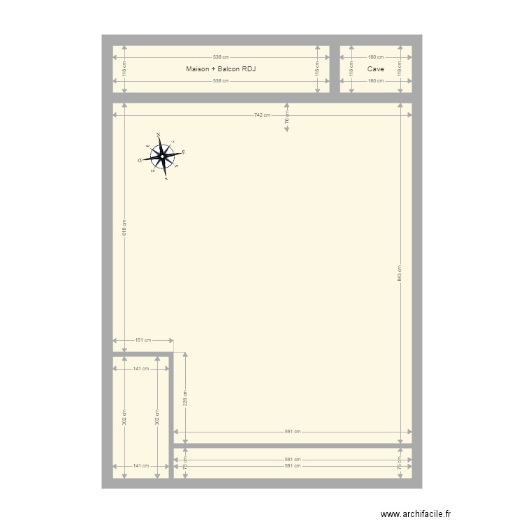 Extérieur Sans Piscine. Plan de 0 pièce et 0 m2