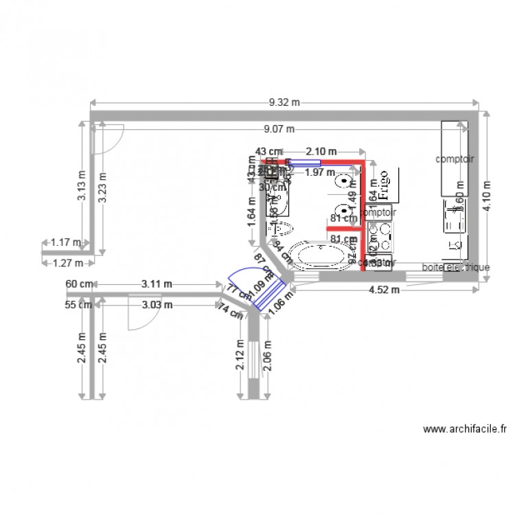 Option finale. Plan de 0 pièce et 0 m2