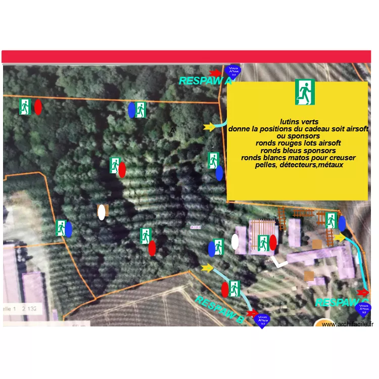 jardin. Plan de jardin. Plan de