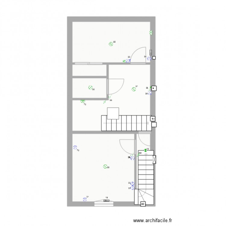 logement 2 1 Etage. Plan de 0 pièce et 0 m2