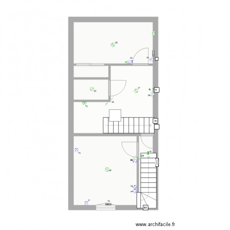 logement 2 1 Etage. Plan de 0 pièce et 0 m2