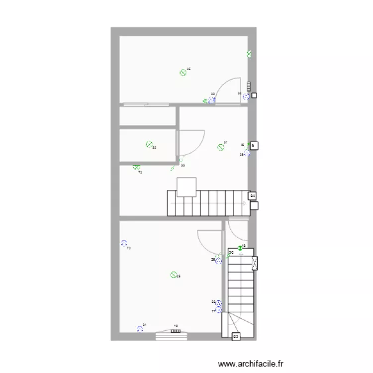 logement 2 1 Etage. Plan de 