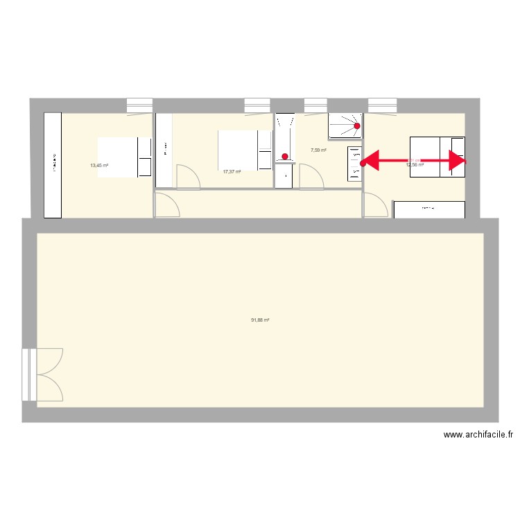 SACHOT. Plan de 0 pièce et 0 m2