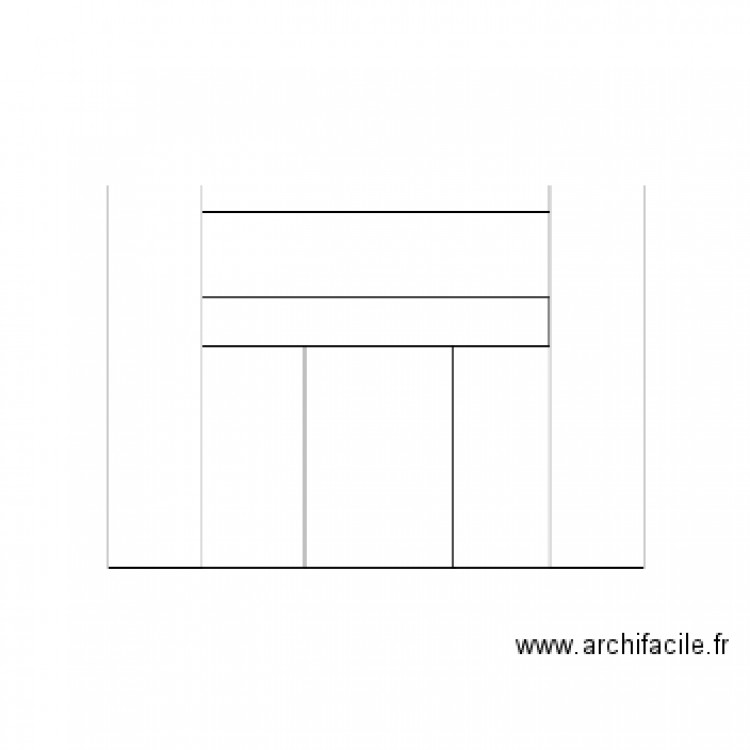 Gabarit Façade Tours. Plan de 0 pièce et 0 m2
