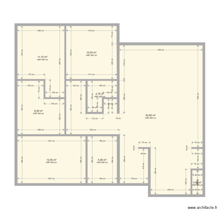 MINI 1 MODERN miroir 100m2. Plan de 0 pièce et 0 m2