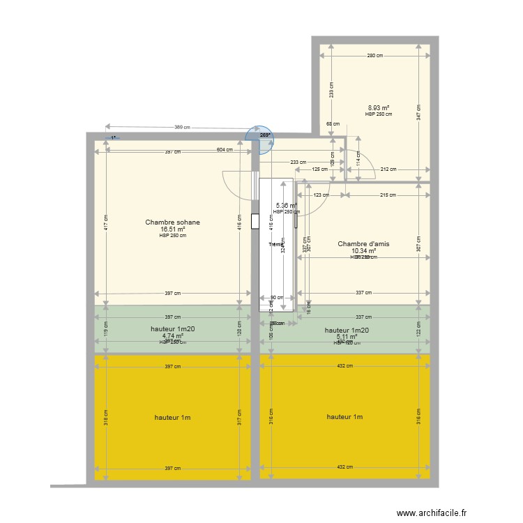 Maison RDC  et R1. Plan de 0 pièce et 0 m2