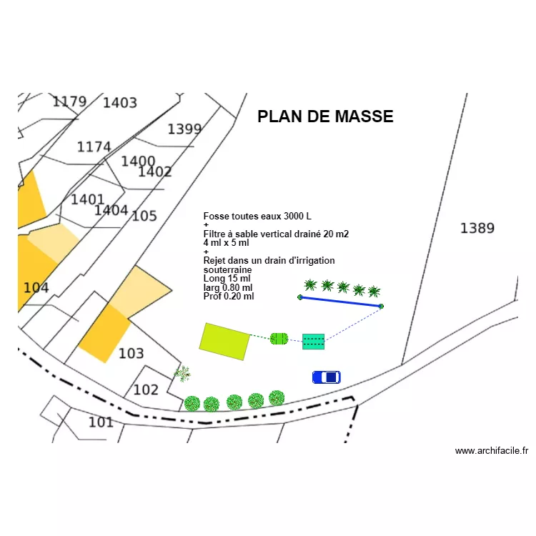 Jonniaux. Plan de Jonniaux. Plan de
