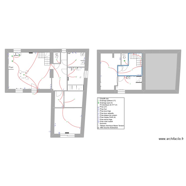 DONDEL 2. Plan de 11 pièces et 143 m2