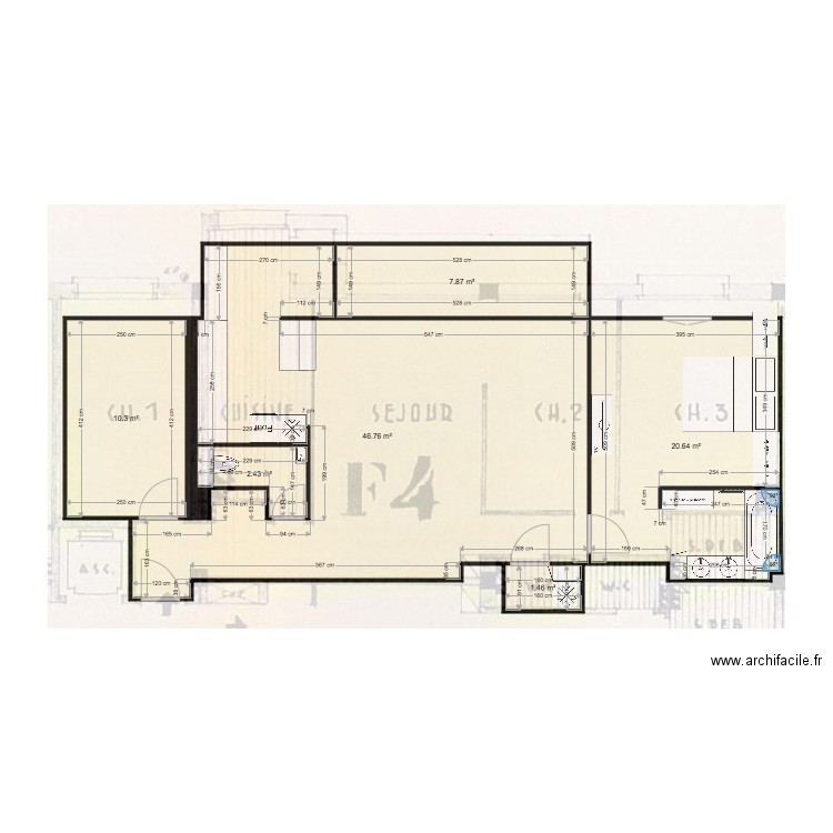 SAINT CLOUD 3. Plan de 0 pièce et 0 m2