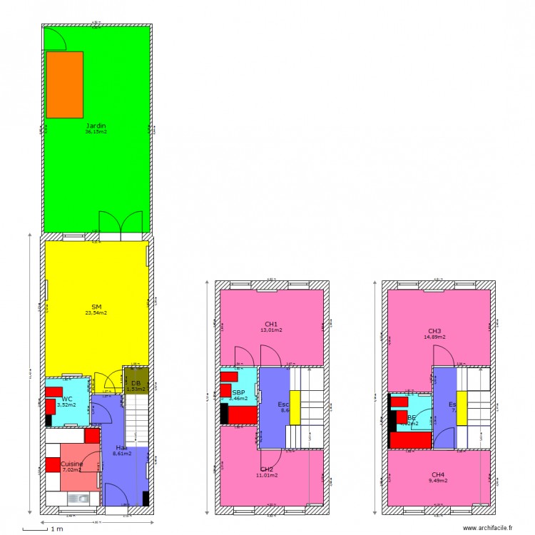 Maison Karim. Plan de 0 pièce et 0 m2