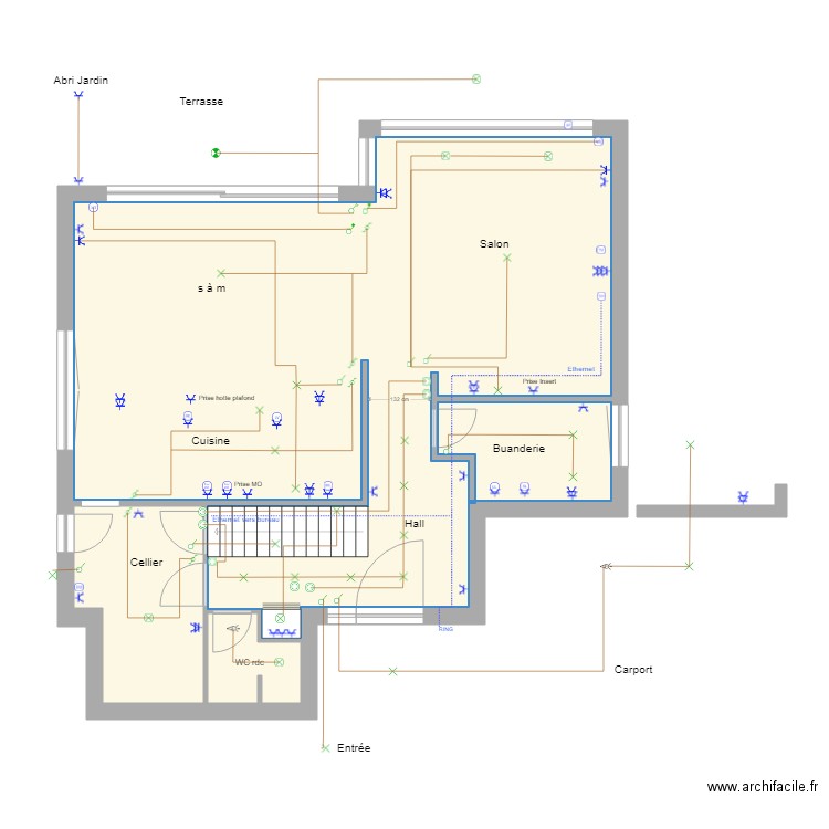 Bouge rev 2 rdc Elec. Plan de 0 pièce et 0 m2