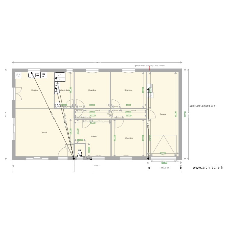 MELAY maçon. Plan de 0 pièce et 0 m2