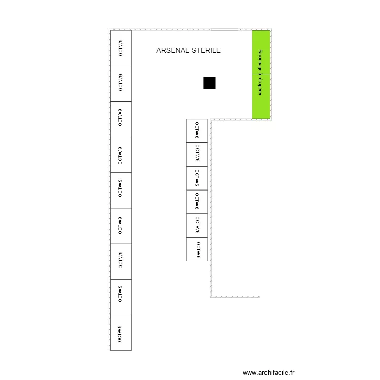 CH Bourg St Maurice. Plan de 