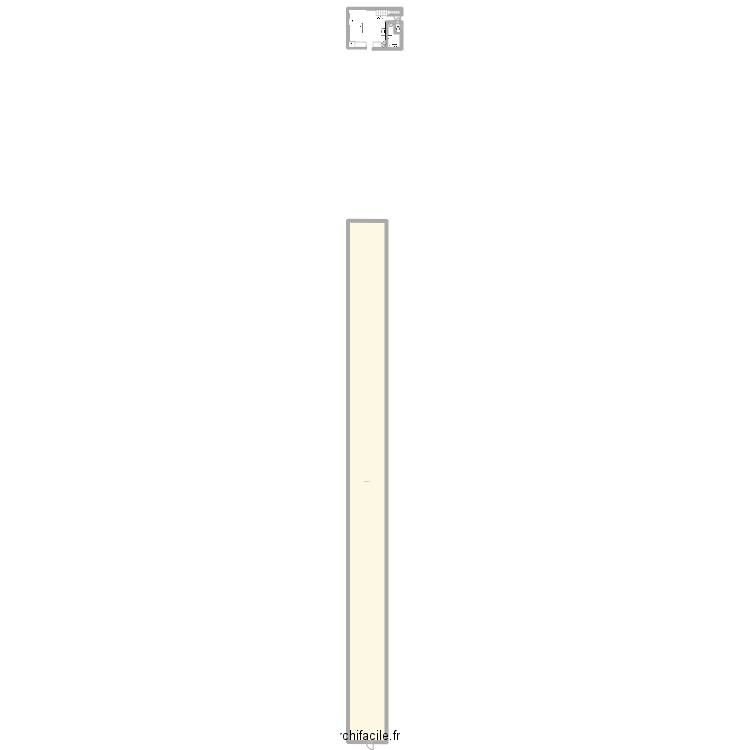 maison. Plan de 2 pièces et 279 m2