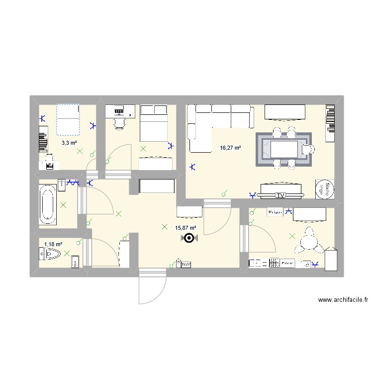 plan. Plan de 0 pièce et 0 m2