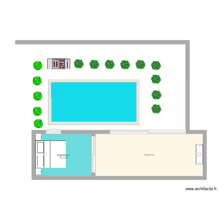 maison gregoire v2. Plan de 