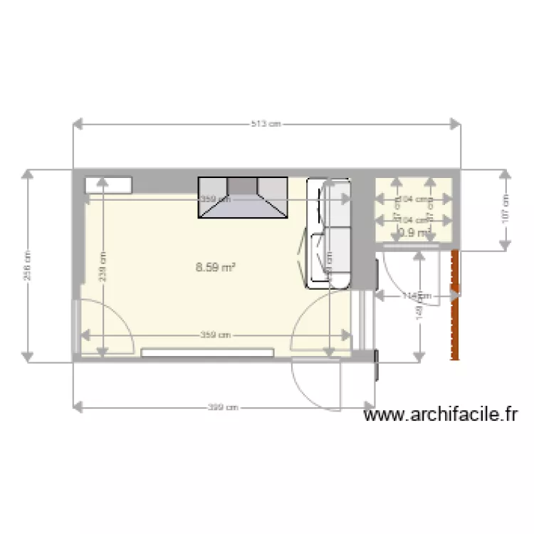 3FB cuisine. Plan de 