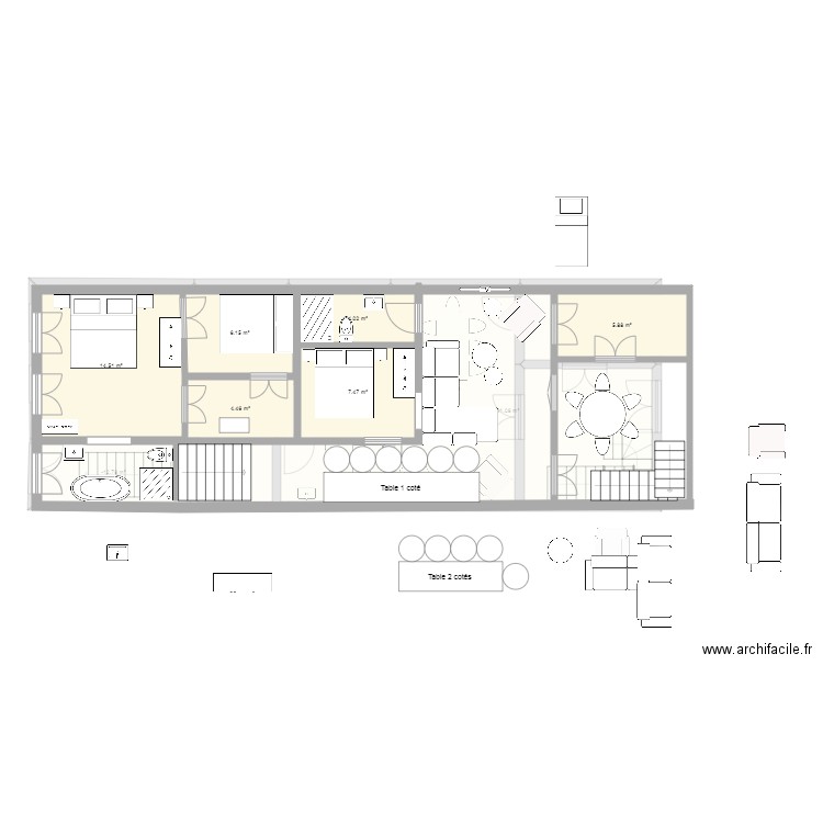 MAISONJAUNEV8. Plan de 0 pièce et 0 m2