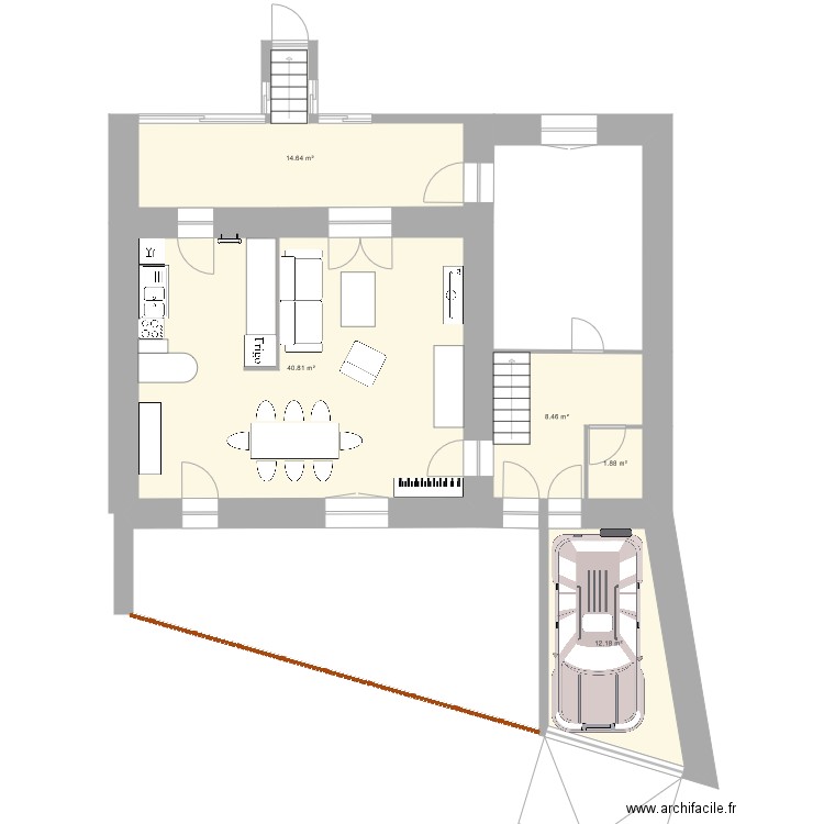 2019 11 16 Maison RDC. Plan de 0 pièce et 0 m2