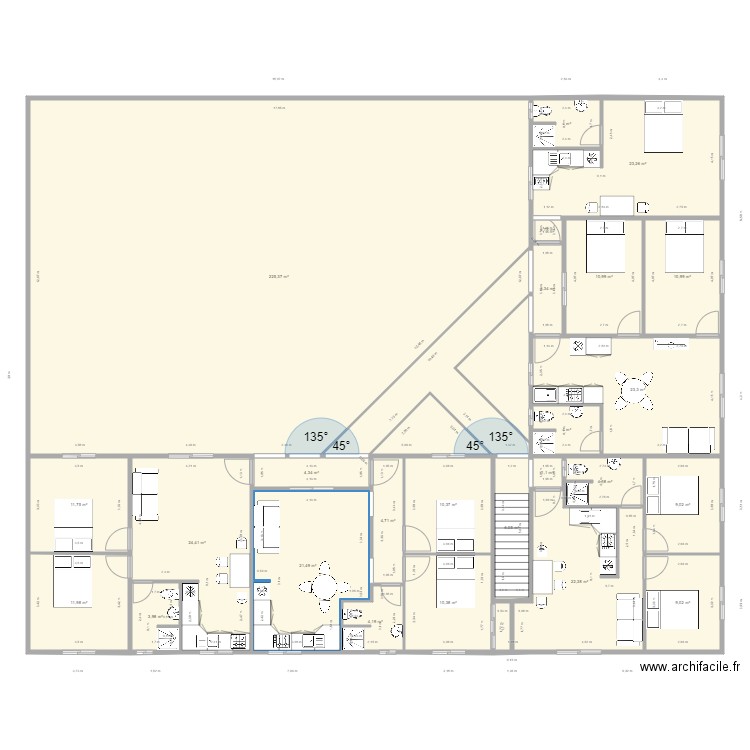 KESTIA Etage NEW. Plan de 0 pièce et 0 m2