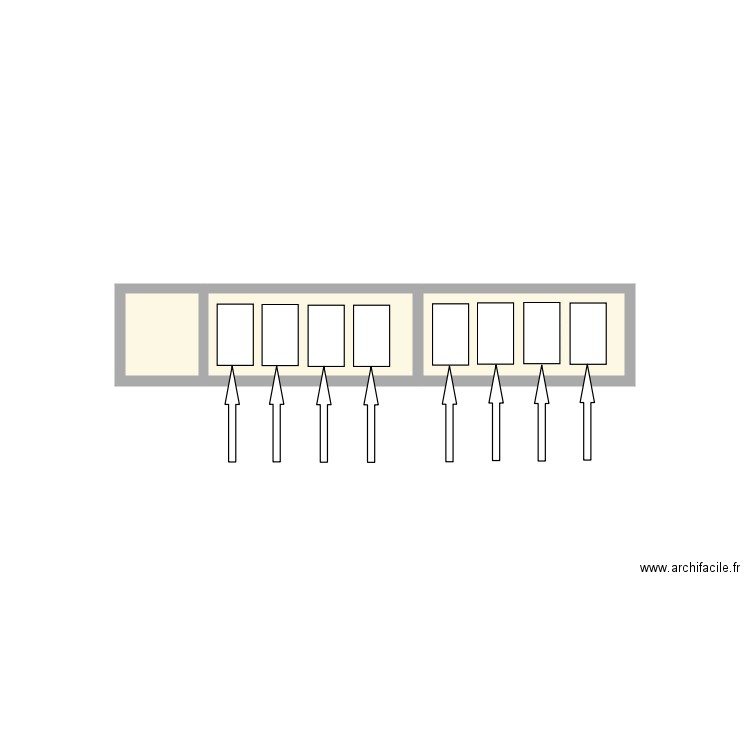 Ligne buffet froid St Moritz . Plan de 0 pièce et 0 m2