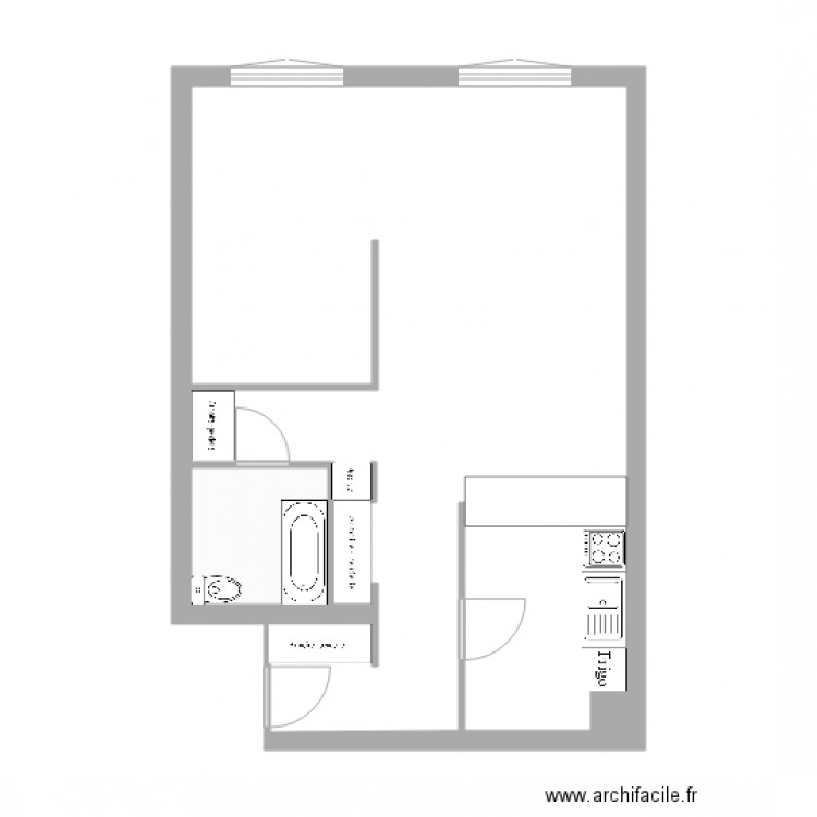 3 Villa Gaudelet. Plan de 0 pièce et 0 m2