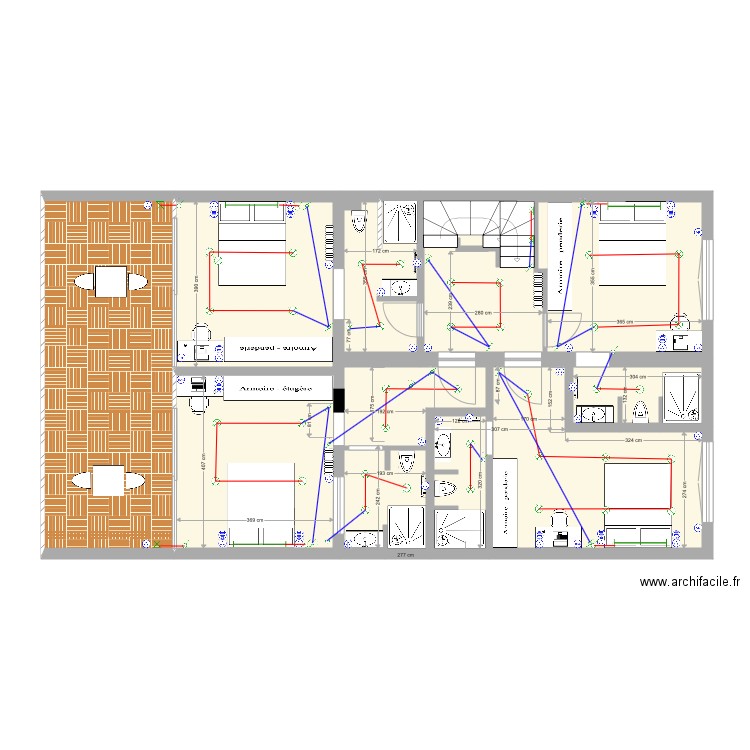 102 Etage 1 version 9. Plan de 0 pièce et 0 m2