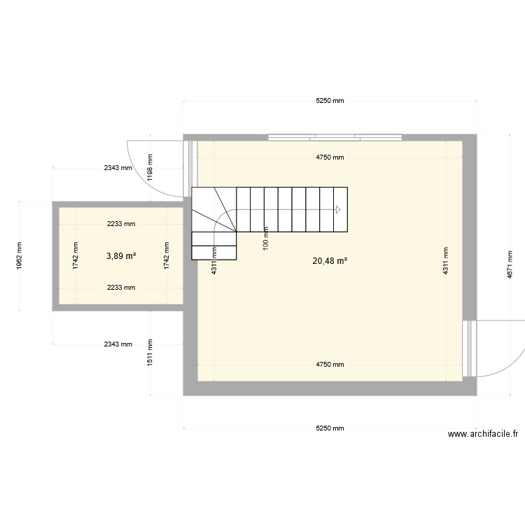 essai robi 2. Plan de 0 pièce et 0 m2