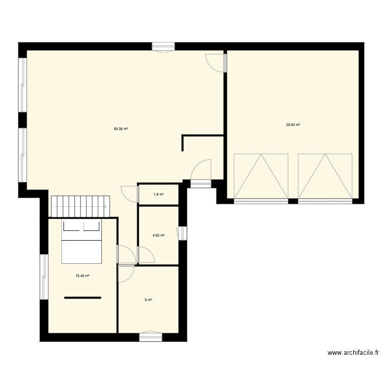 maisonneuve. Plan de 0 pièce et 0 m2