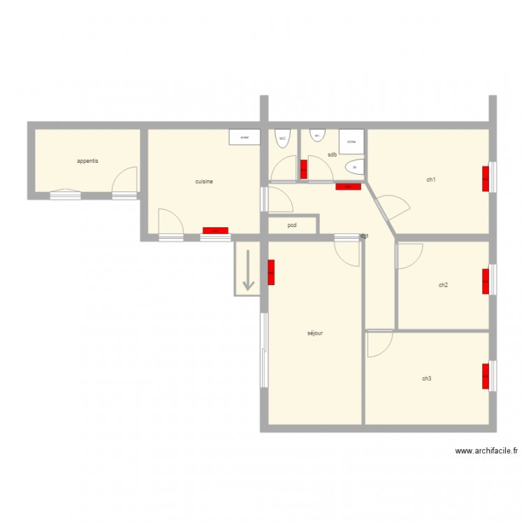 RODRIGUES. Plan de 0 pièce et 0 m2