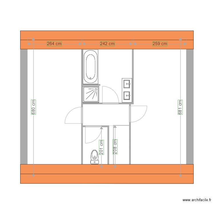 dauner. Plan de 0 pièce et 0 m2