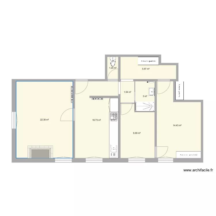 Maison Cynt. Plan de 
