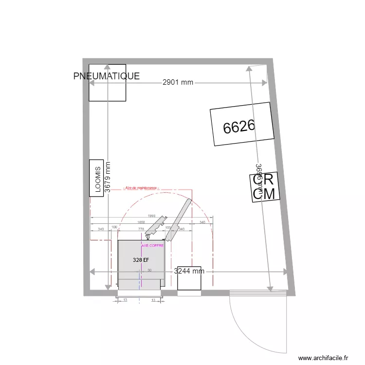 PLAN DE MASSE EXISTANT NIMES MAISON CAREE 328. Plan de 