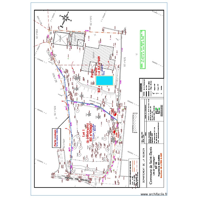 PLAN DP ALEXIA. Plan de 0 pièce et 0 m2