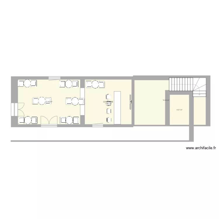 Bar Dans Louis. Plan de 